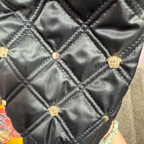 (Just purchased!) NWT Versace Women’s Medusa Studded Black Bomber Jacket - Picture 8 of 8